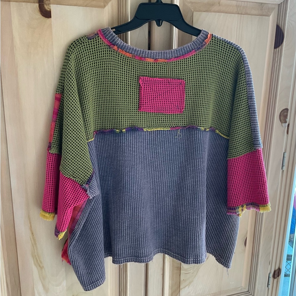 Oli & Hali Patchwork Lightly Distressed Daisy Kni… - image 7